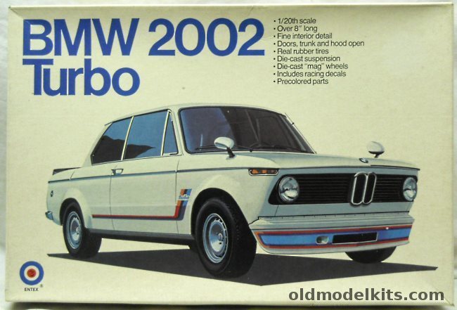 Entex 1/20 BMW 2002 Turbo - (ex-Bandai / Arii), 9026 plastic model kit